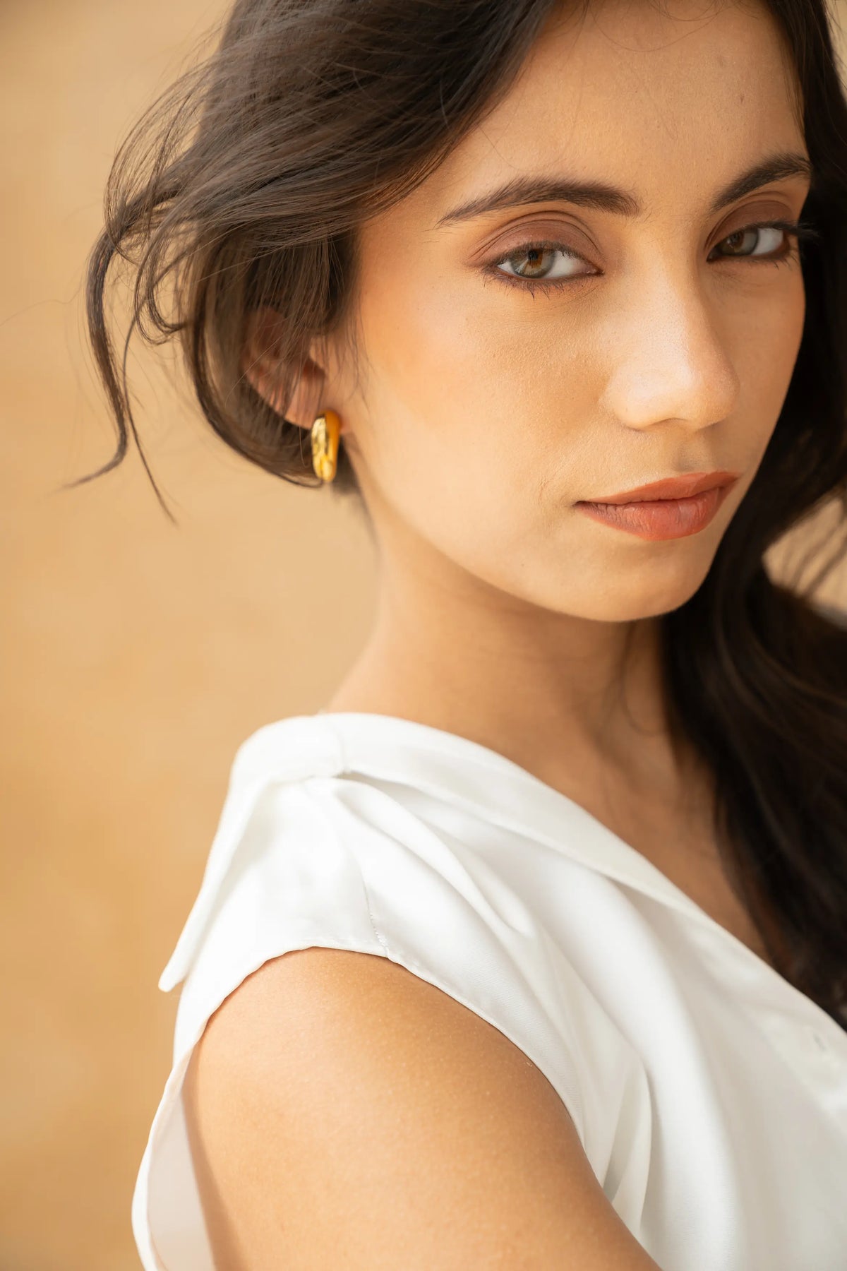 Dome Huggie Earrings