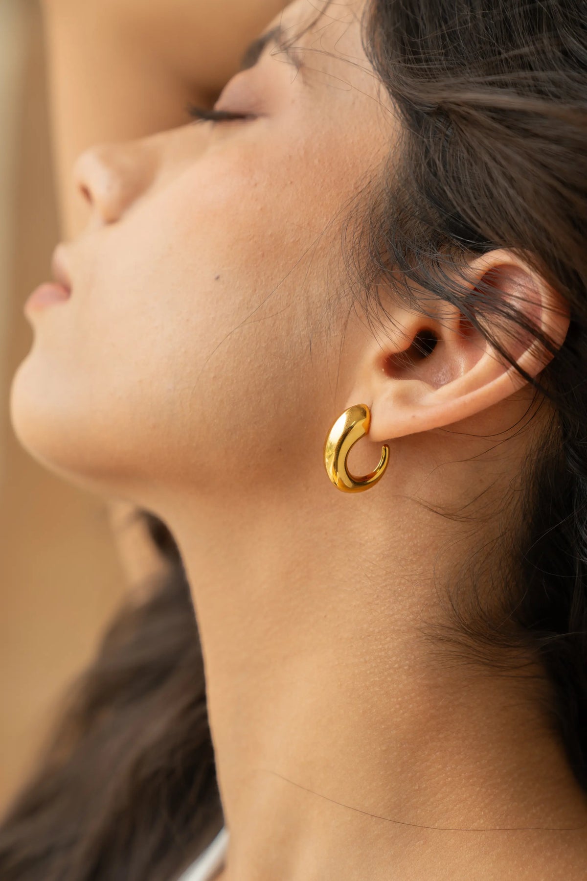 Dome Huggie Earrings