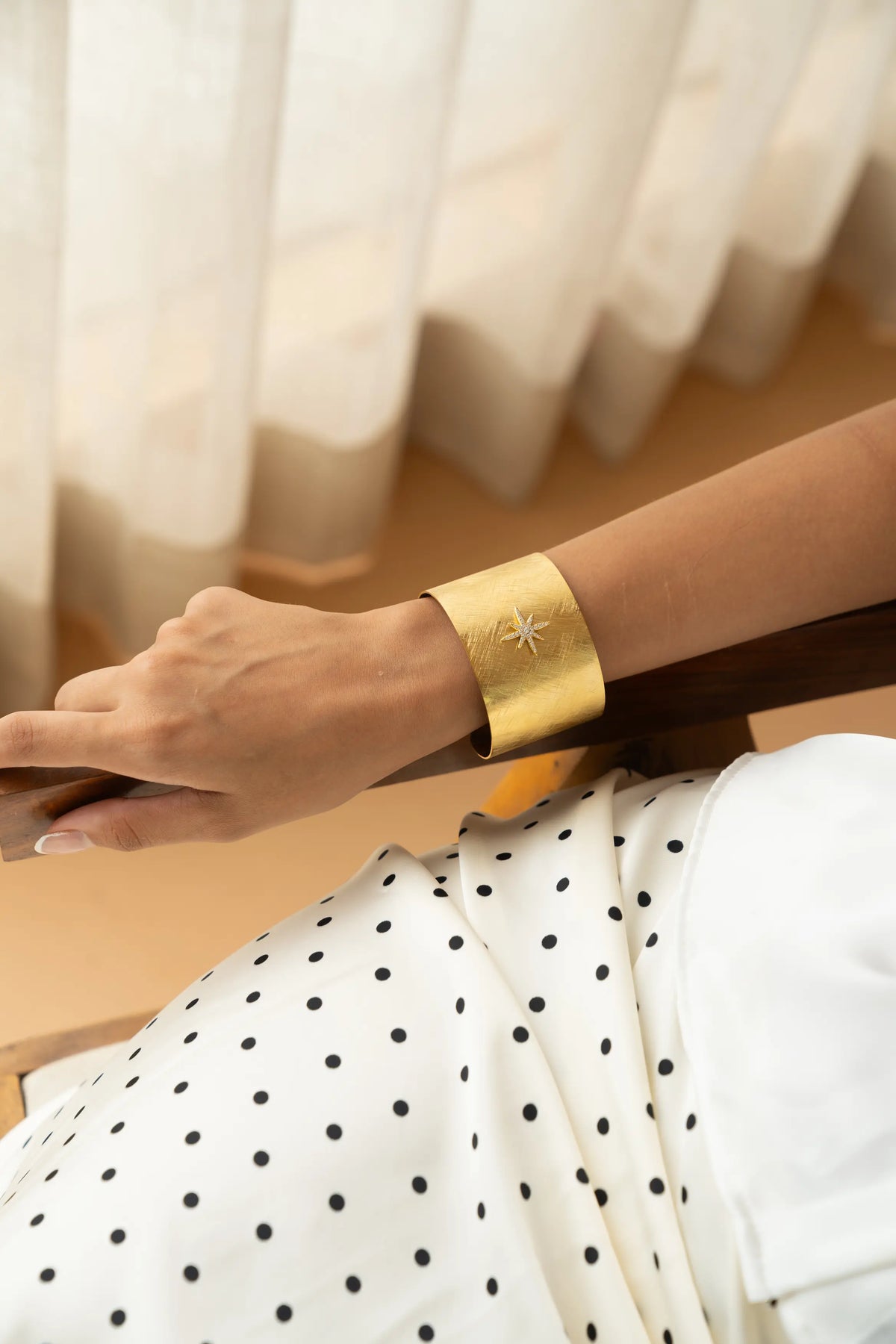 Brushed Gold Cuff