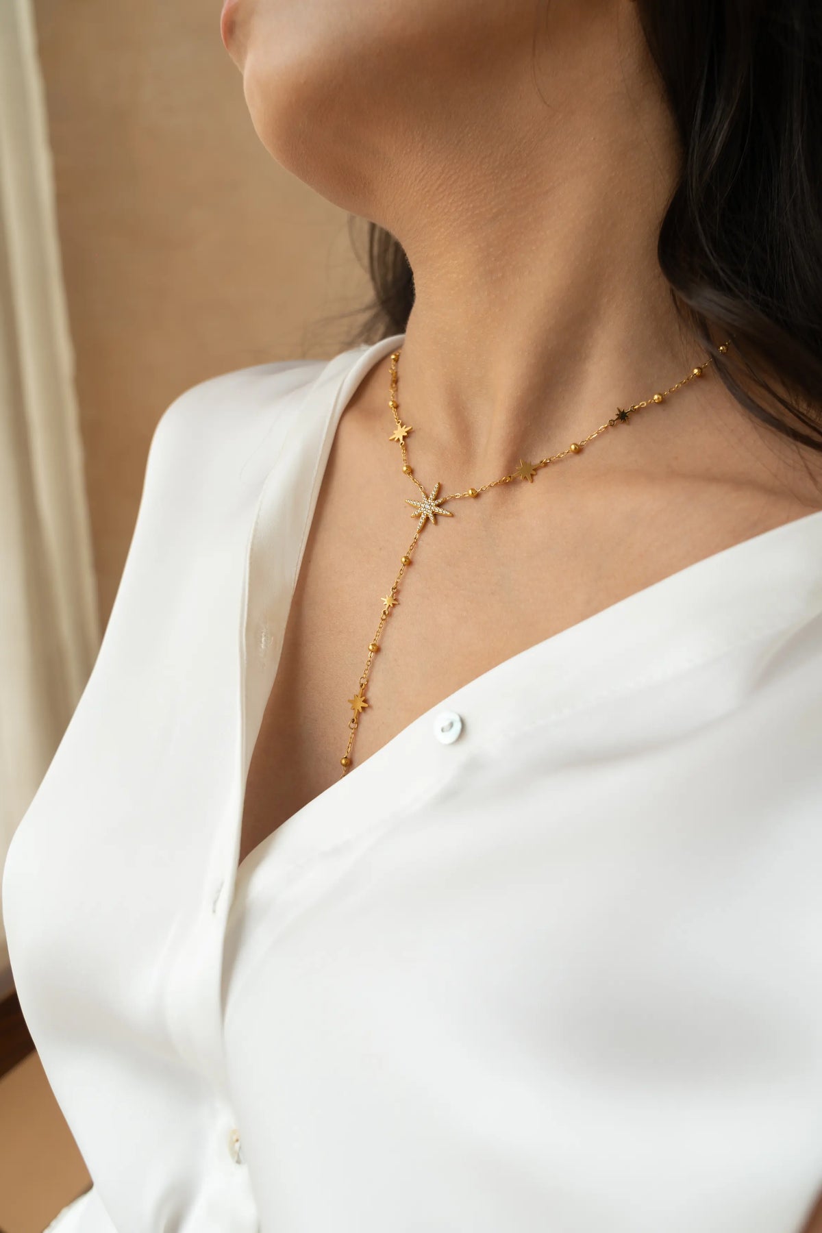 Starburst Lariat Necklace