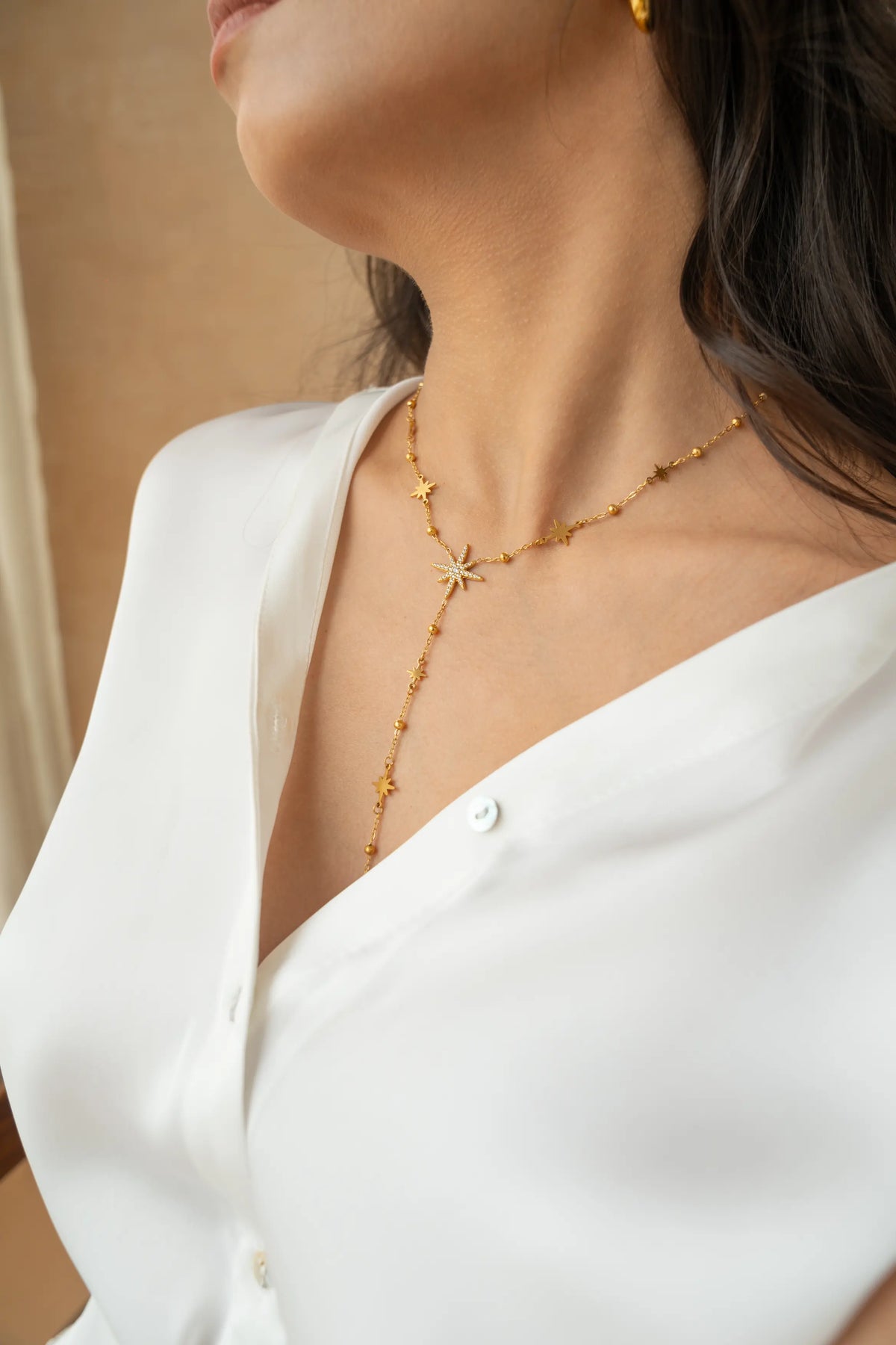 Starburst Lariat Necklace