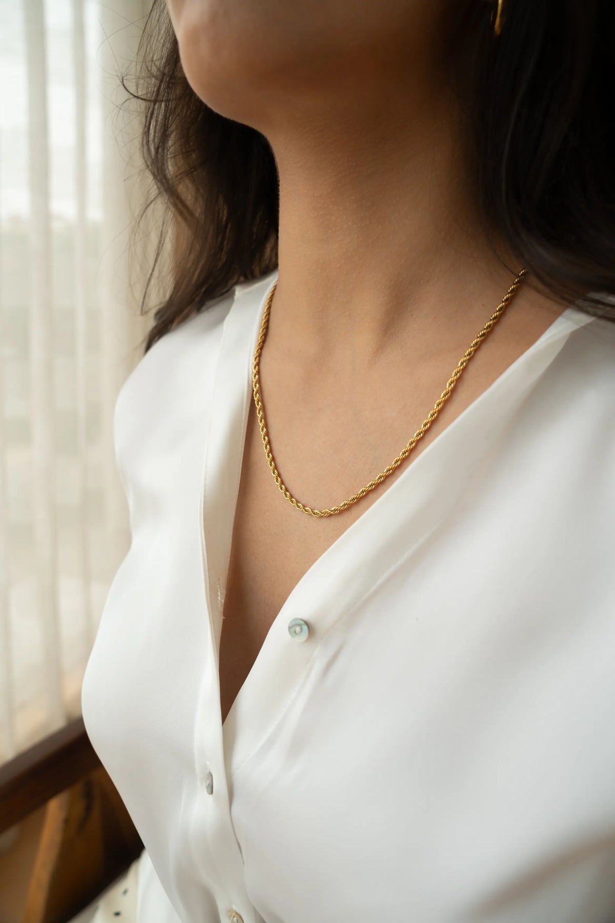 Twisted Rope Necklace