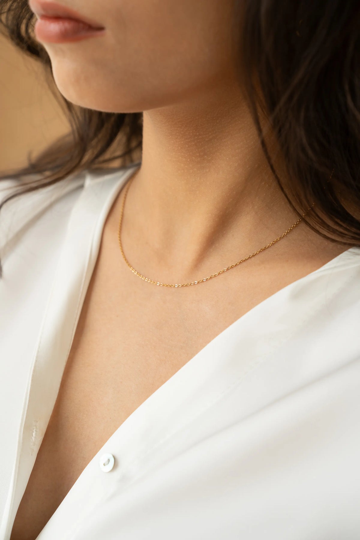 Dainty Cable Chain Necklace