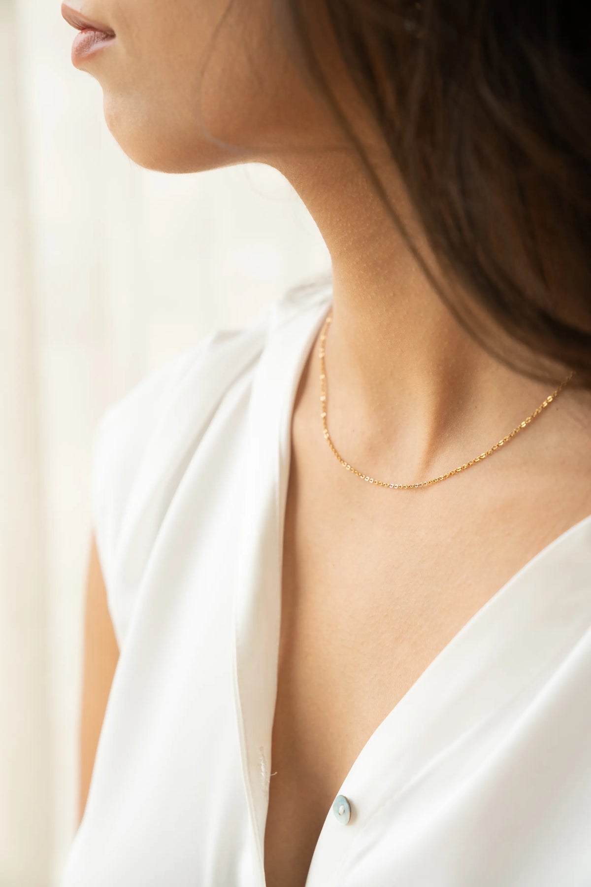 Dainty Cable Chain Necklace