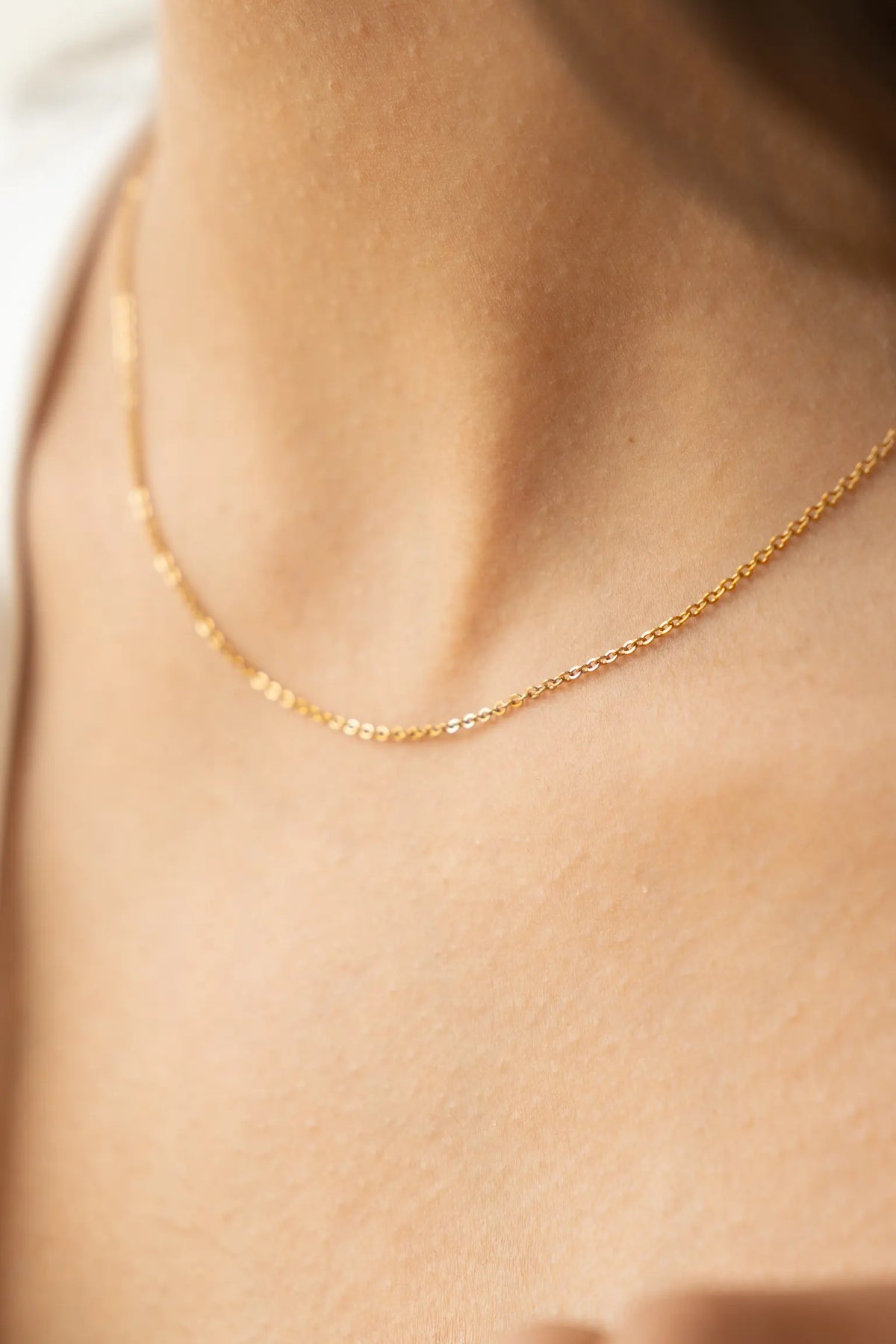 Dainty Cable Chain Necklace