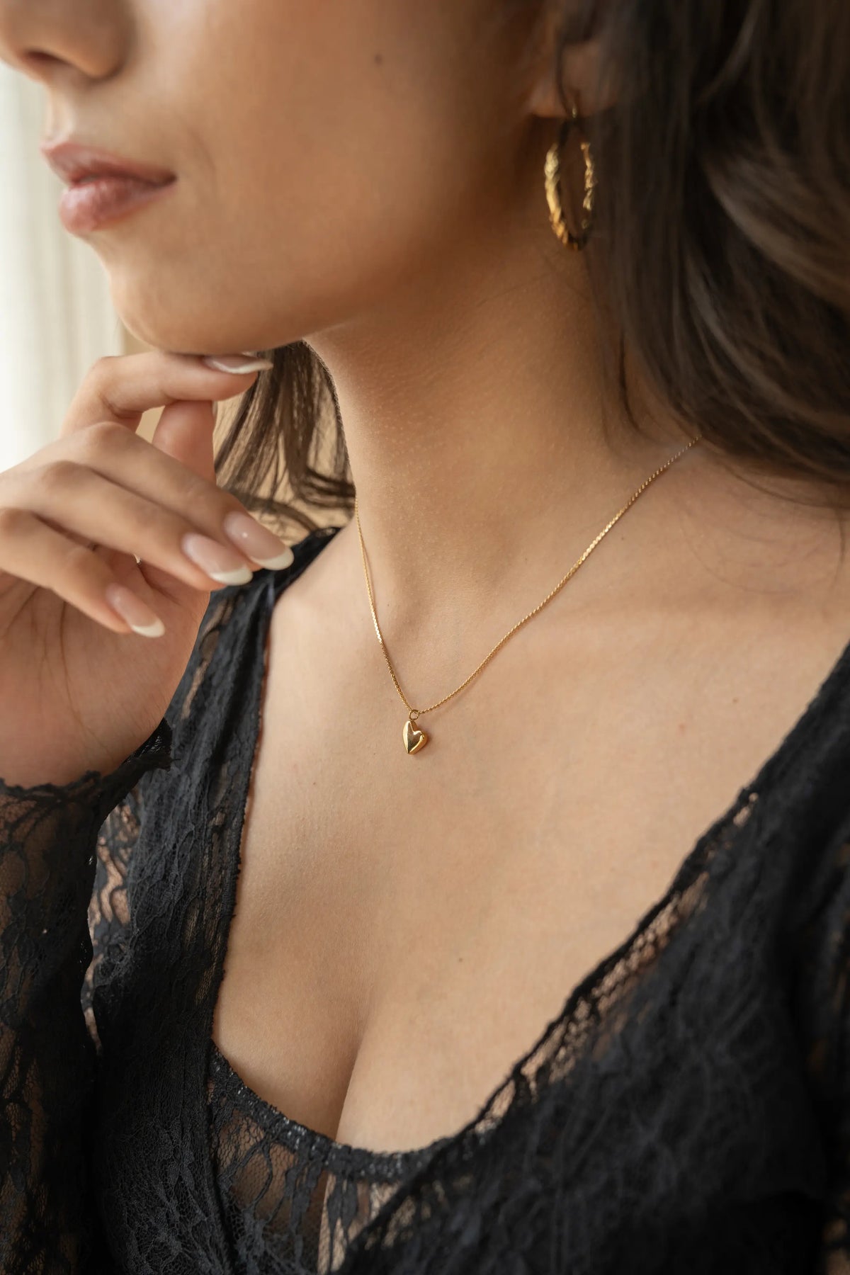 Puffy Heart Necklace