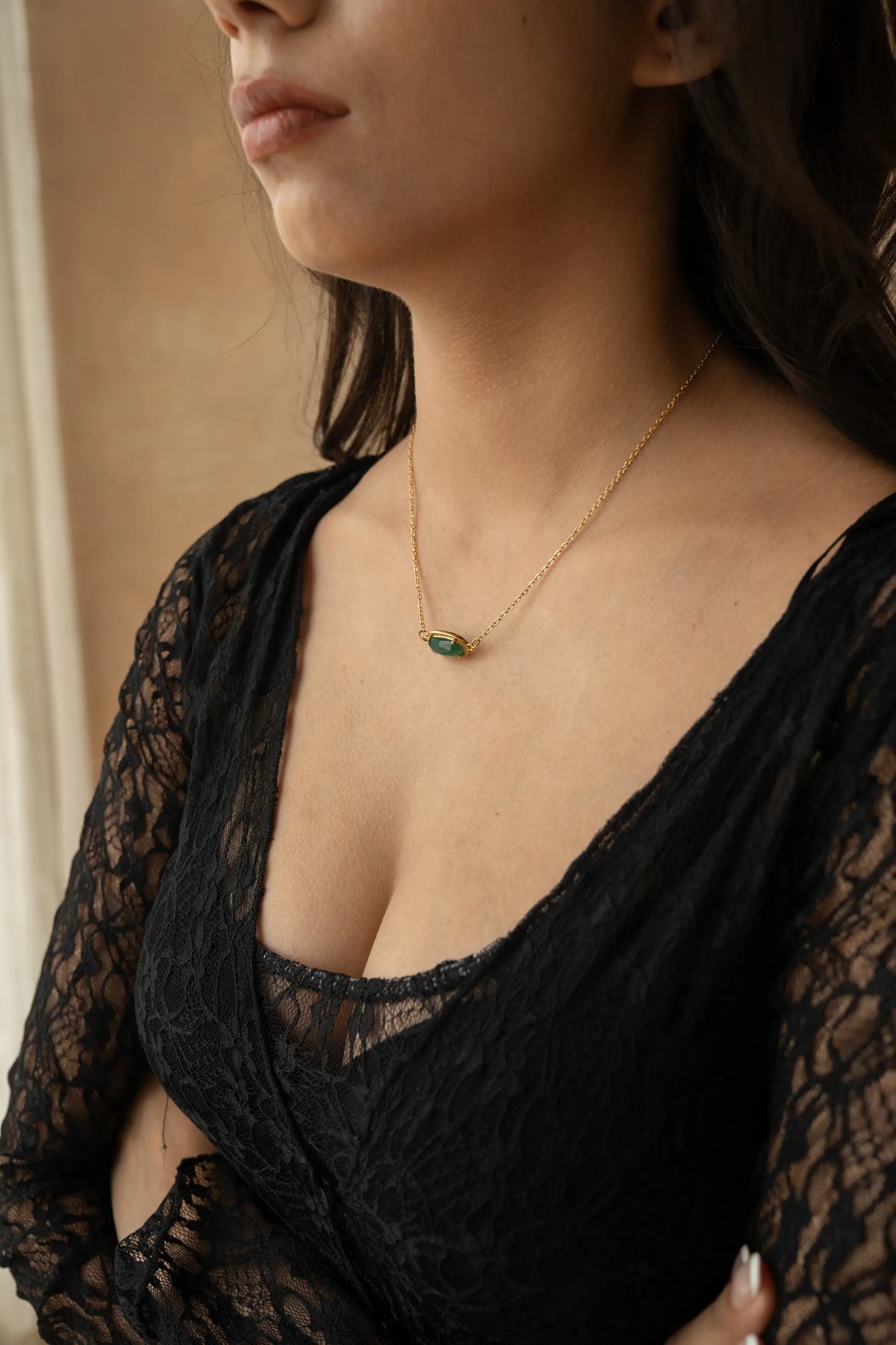 Green Stone Necklace