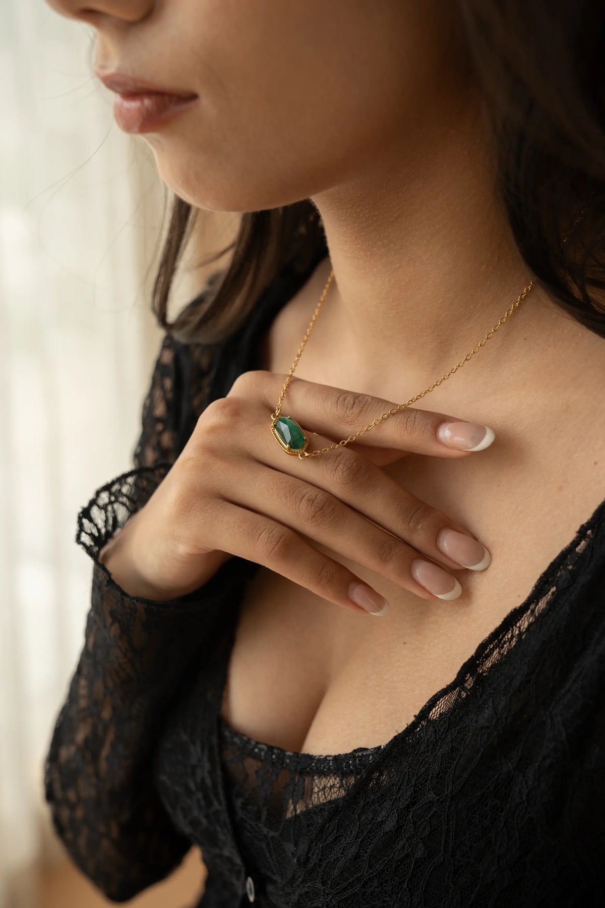 Green Stone Necklace