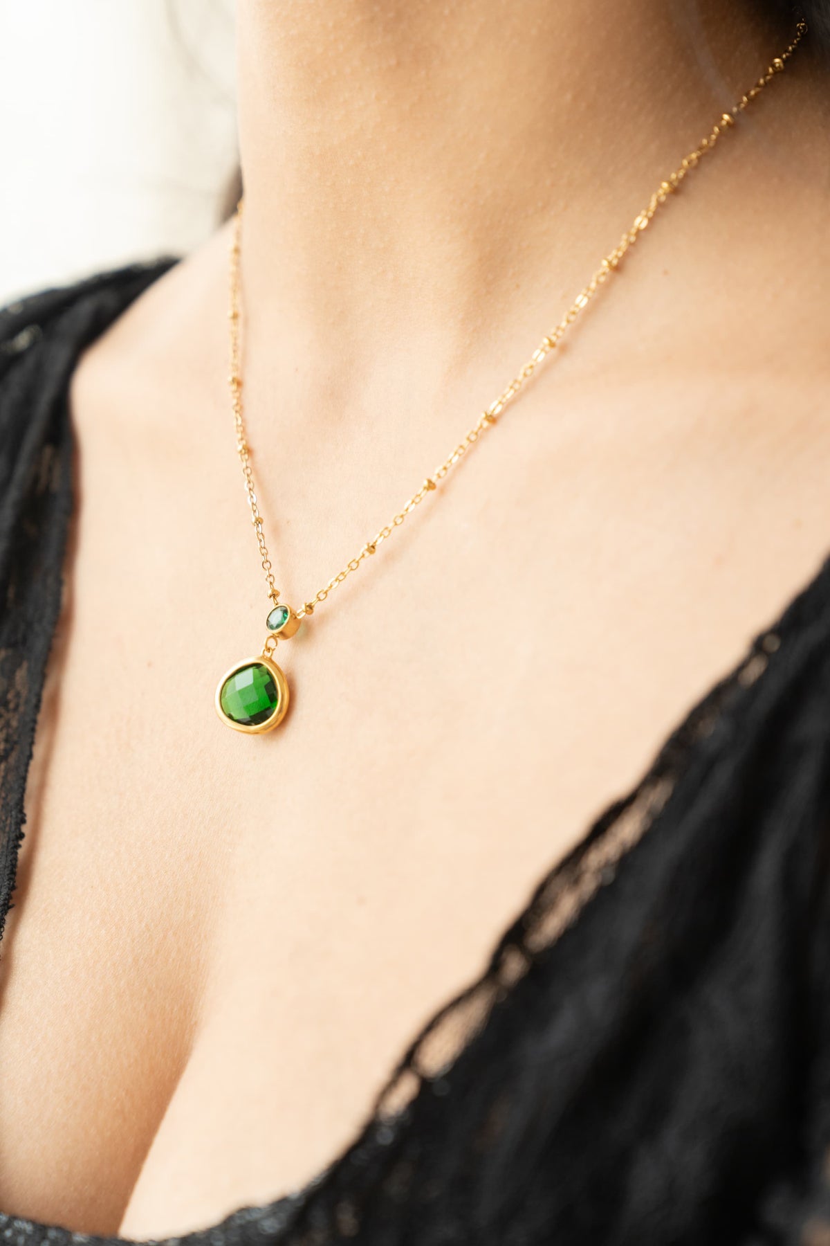 Green Stone Necklace