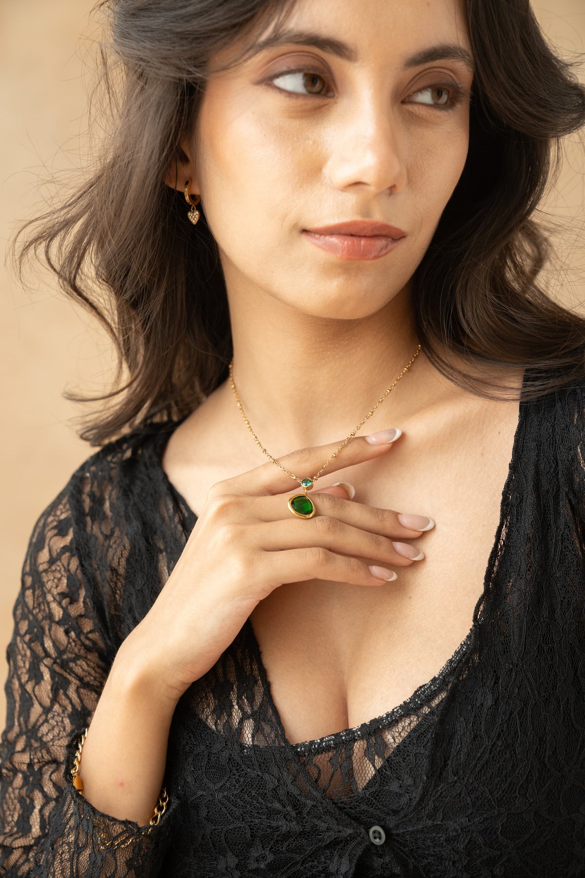 Green Stone Necklace