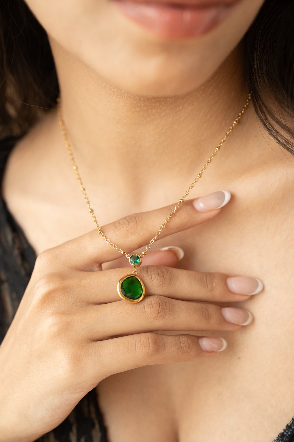 Green Stone Necklace