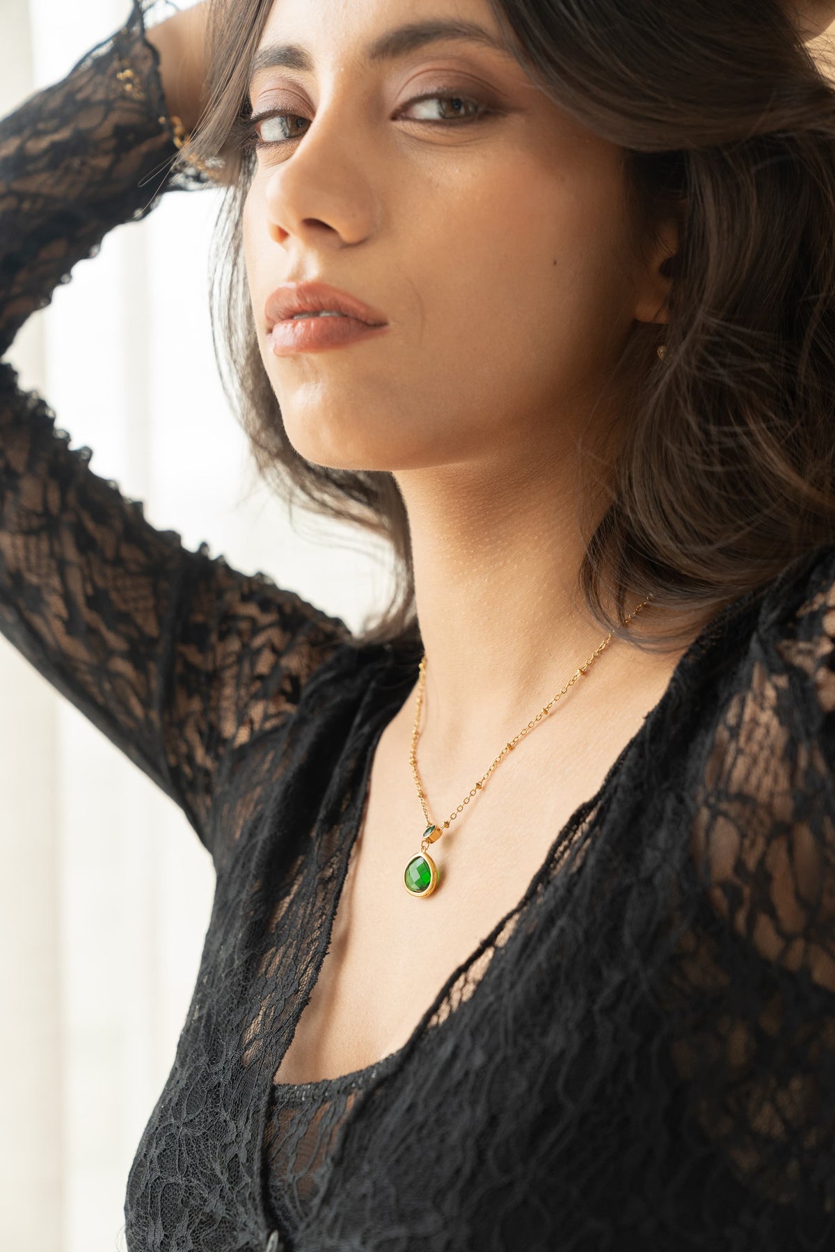 Green Stone Necklace