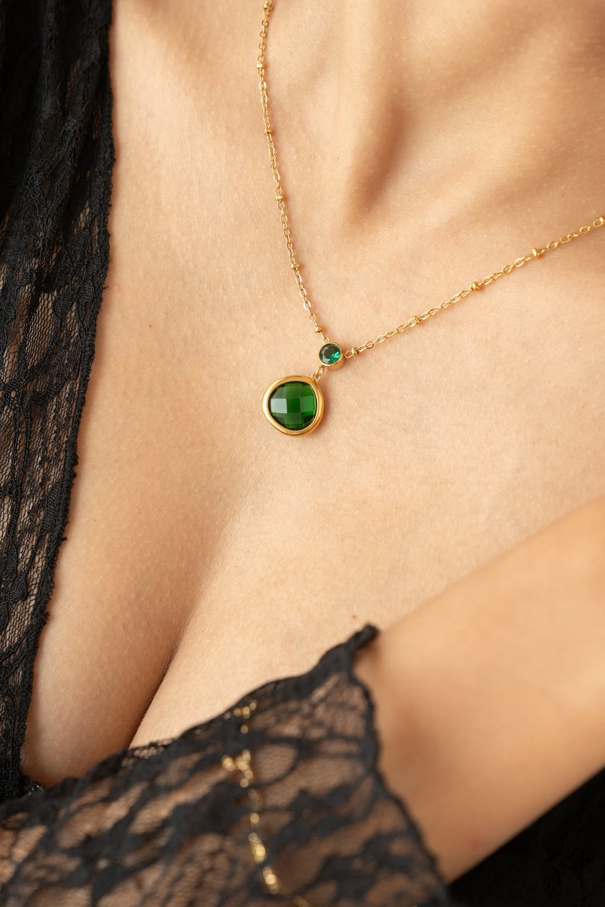 Green Stone Necklace