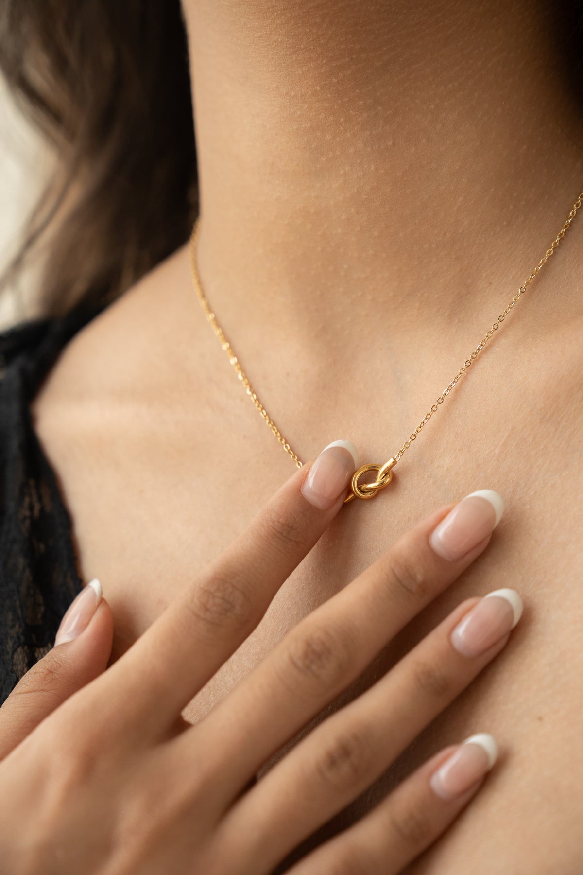 Minimalist Knot Necklace