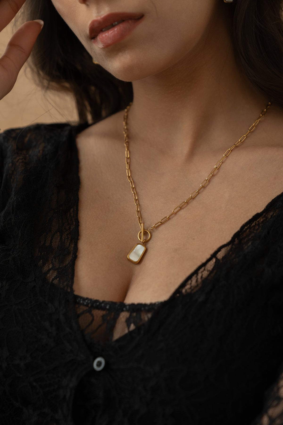 Gold Toggle Necklace