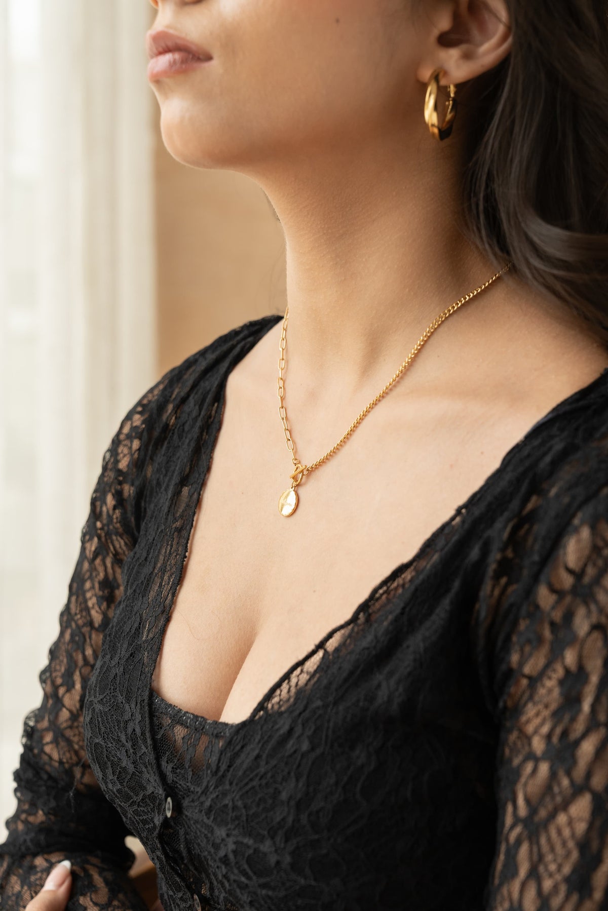 Toggle Coin Necklace