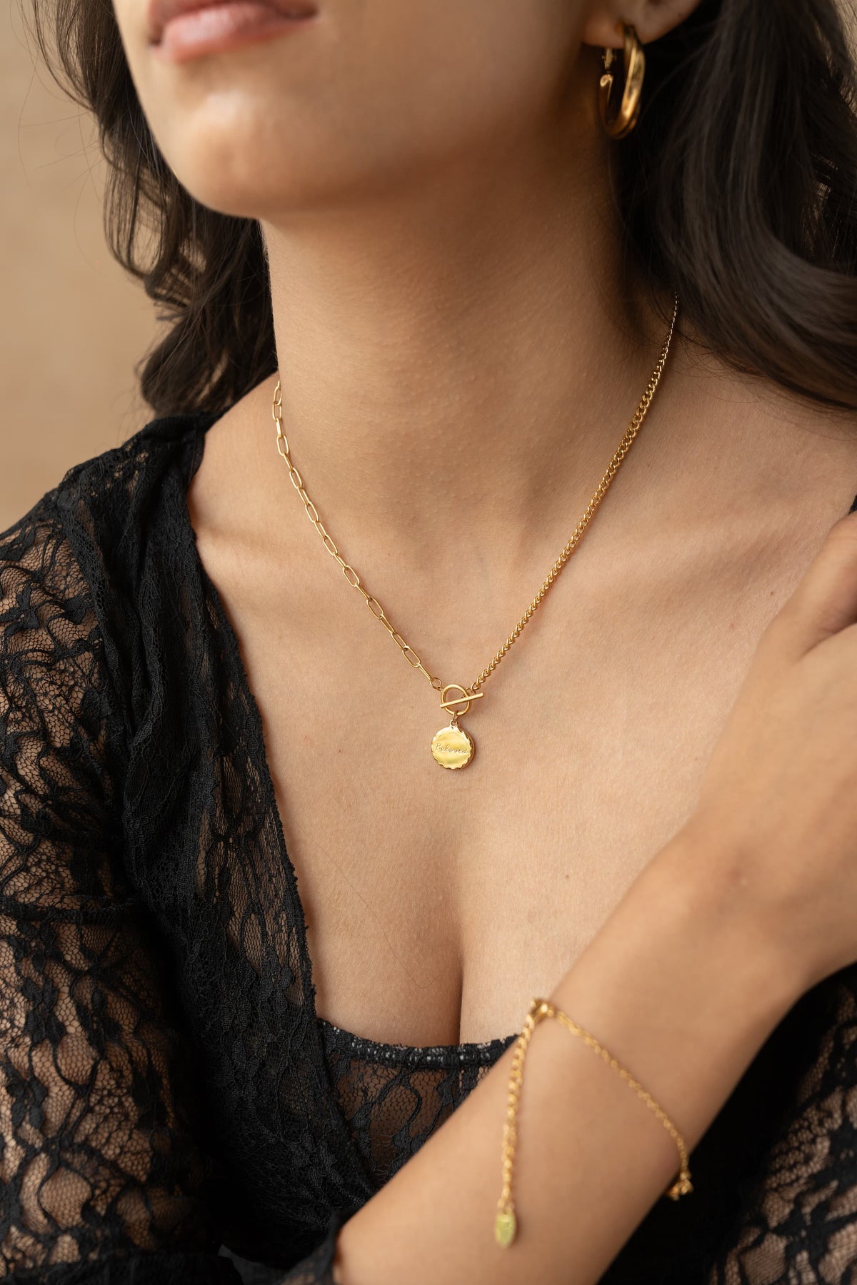 Toggle Coin Necklace