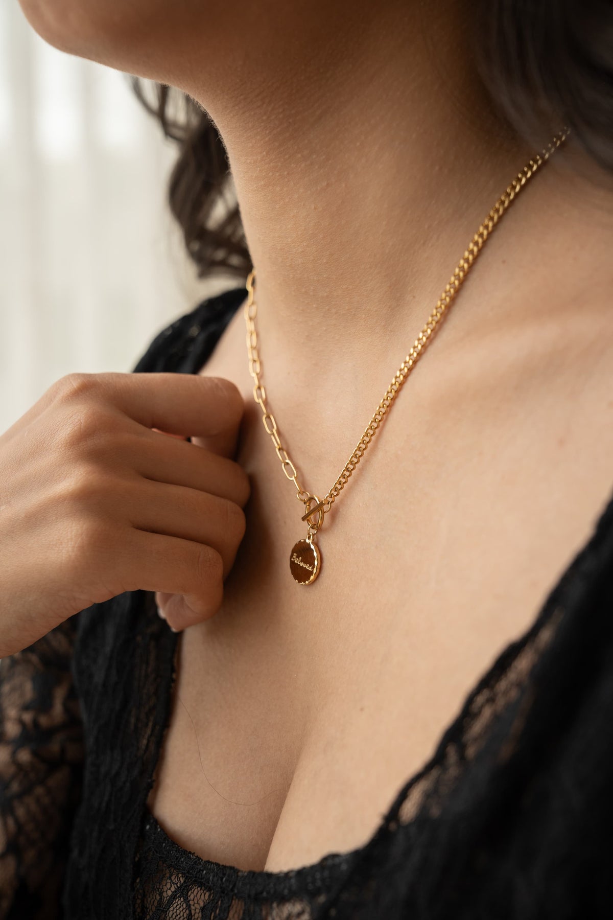 Toggle Coin Necklace