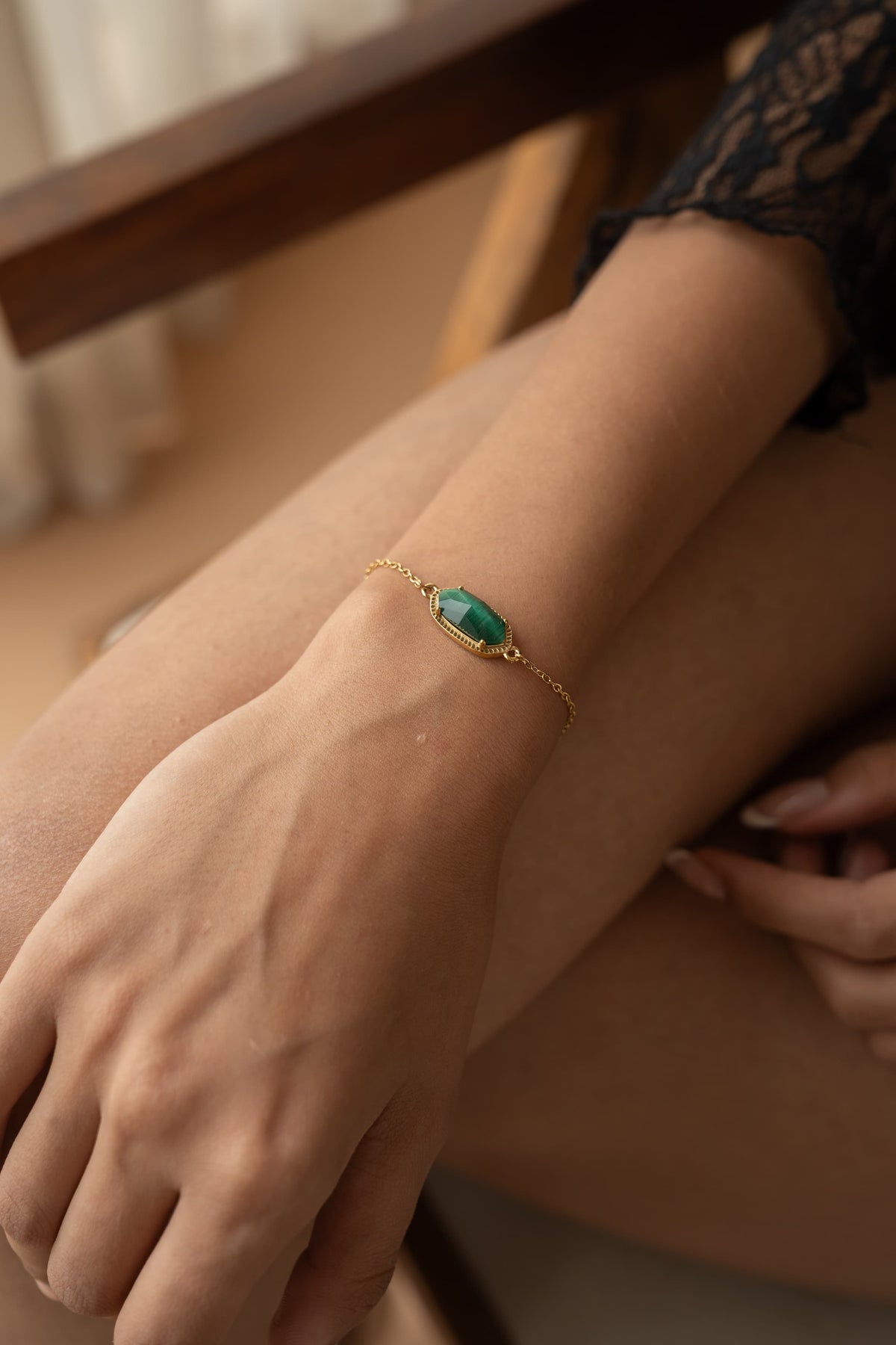Green Stone Bracelet