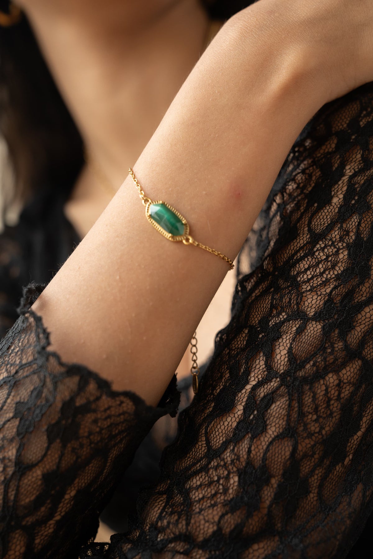 Green Stone Bracelet