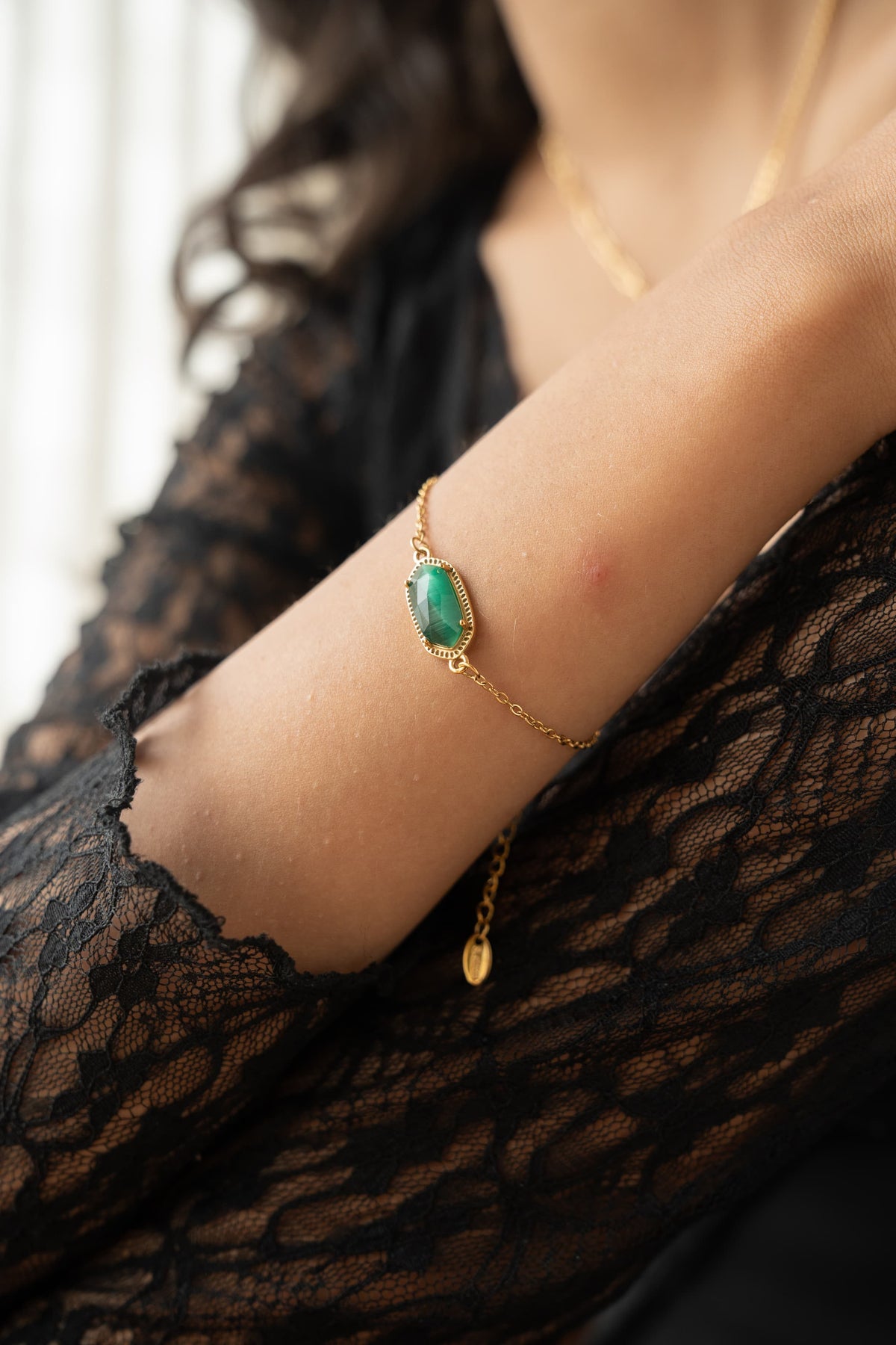 Green Stone Bracelet