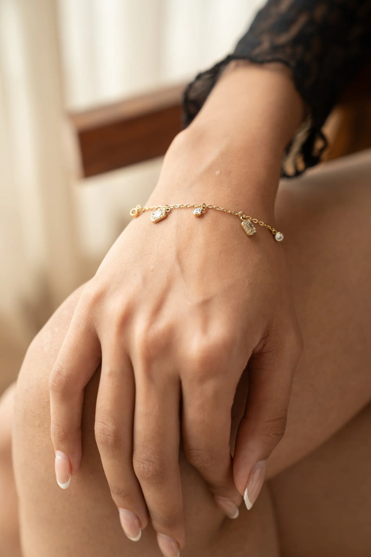 Crystal Charm Bracelet