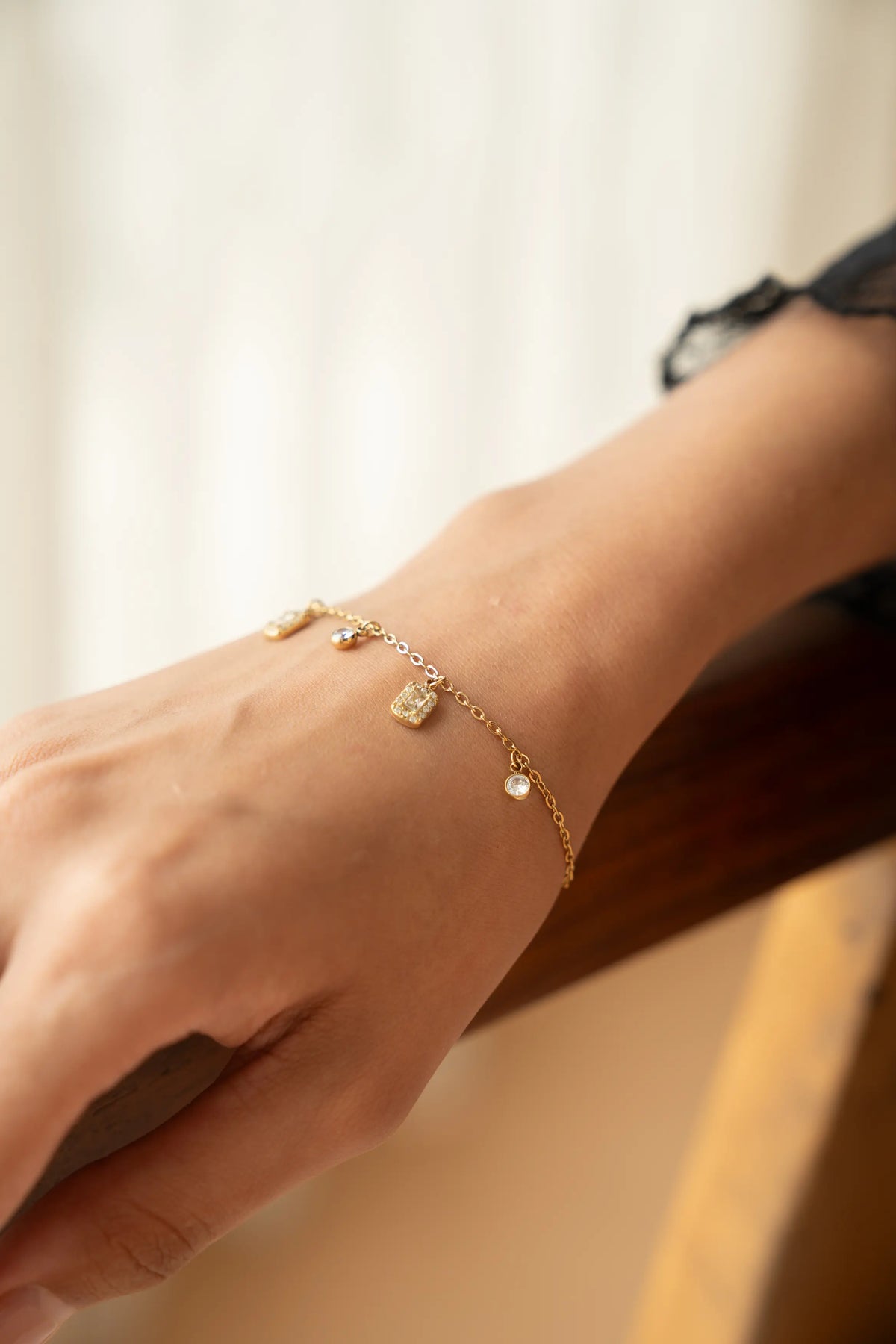 Crystal Charm Bracelet