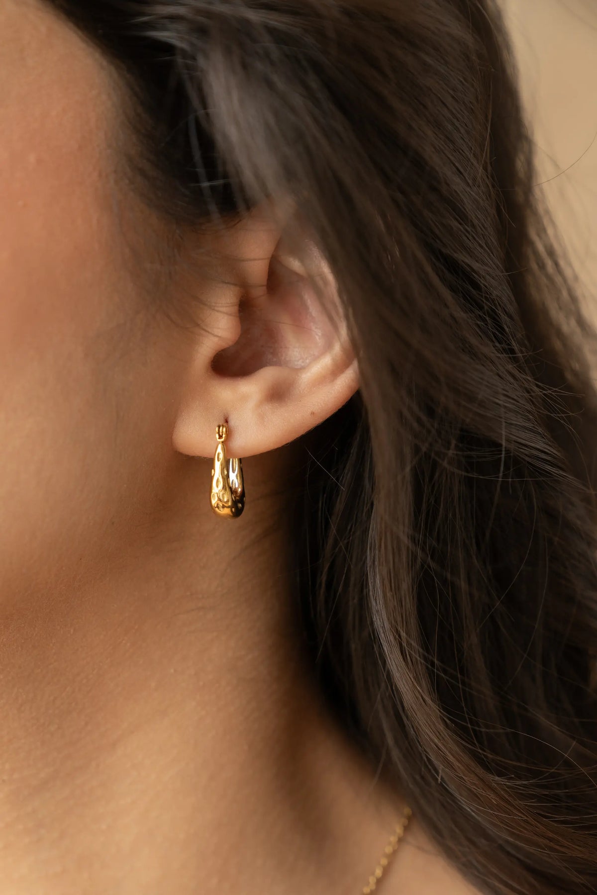 Chunky Small Hoop Earrings