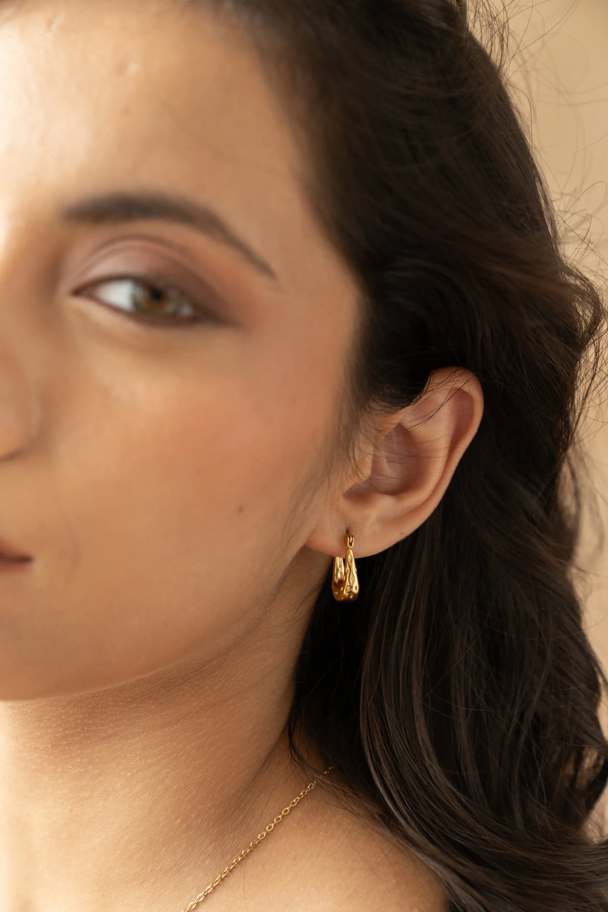 Chunky Small Hoop Earrings