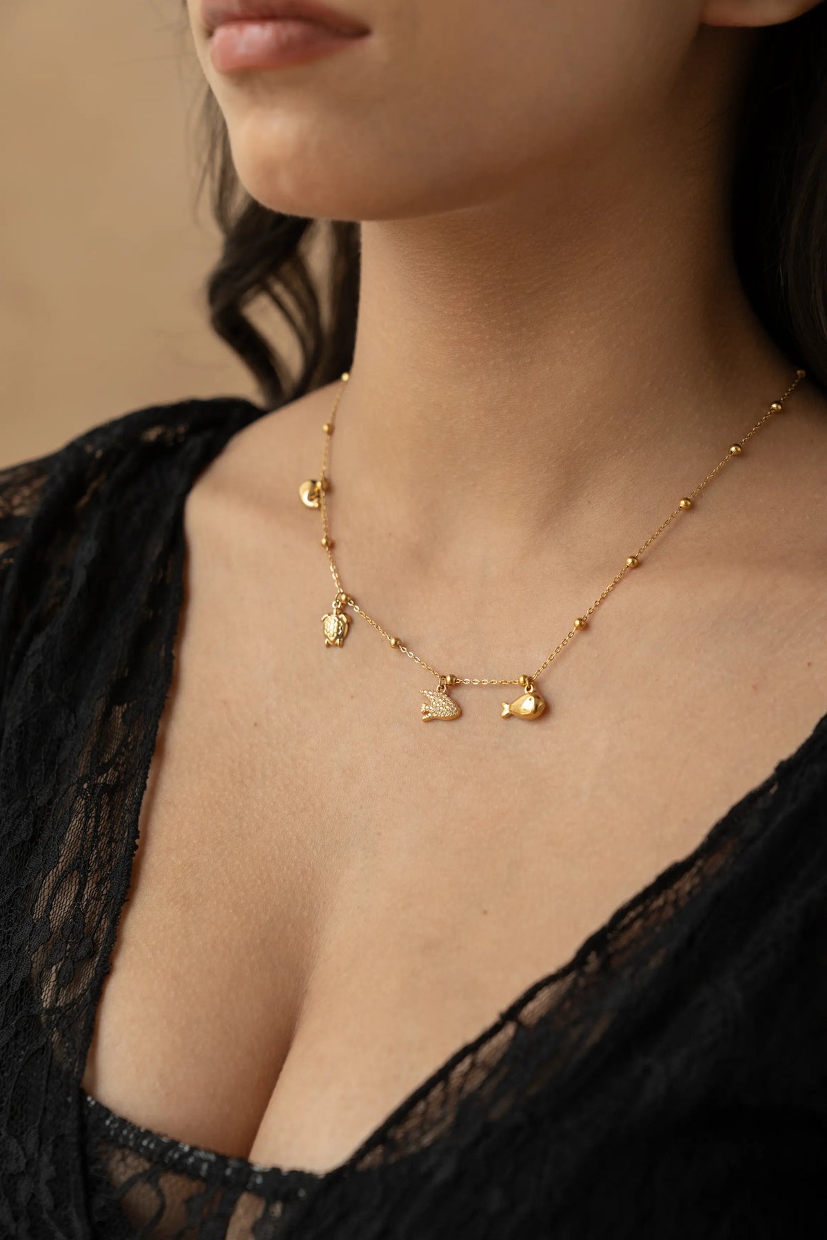 Beach Charm Necklace