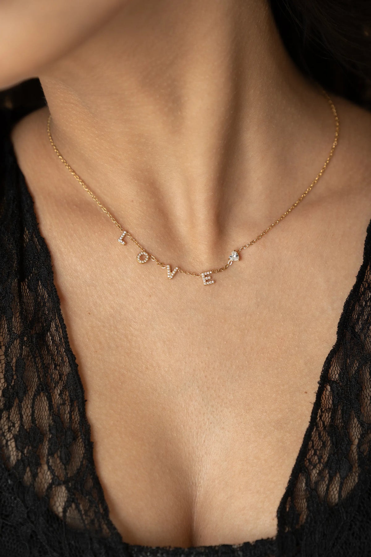 Dainty Love Letter Necklace