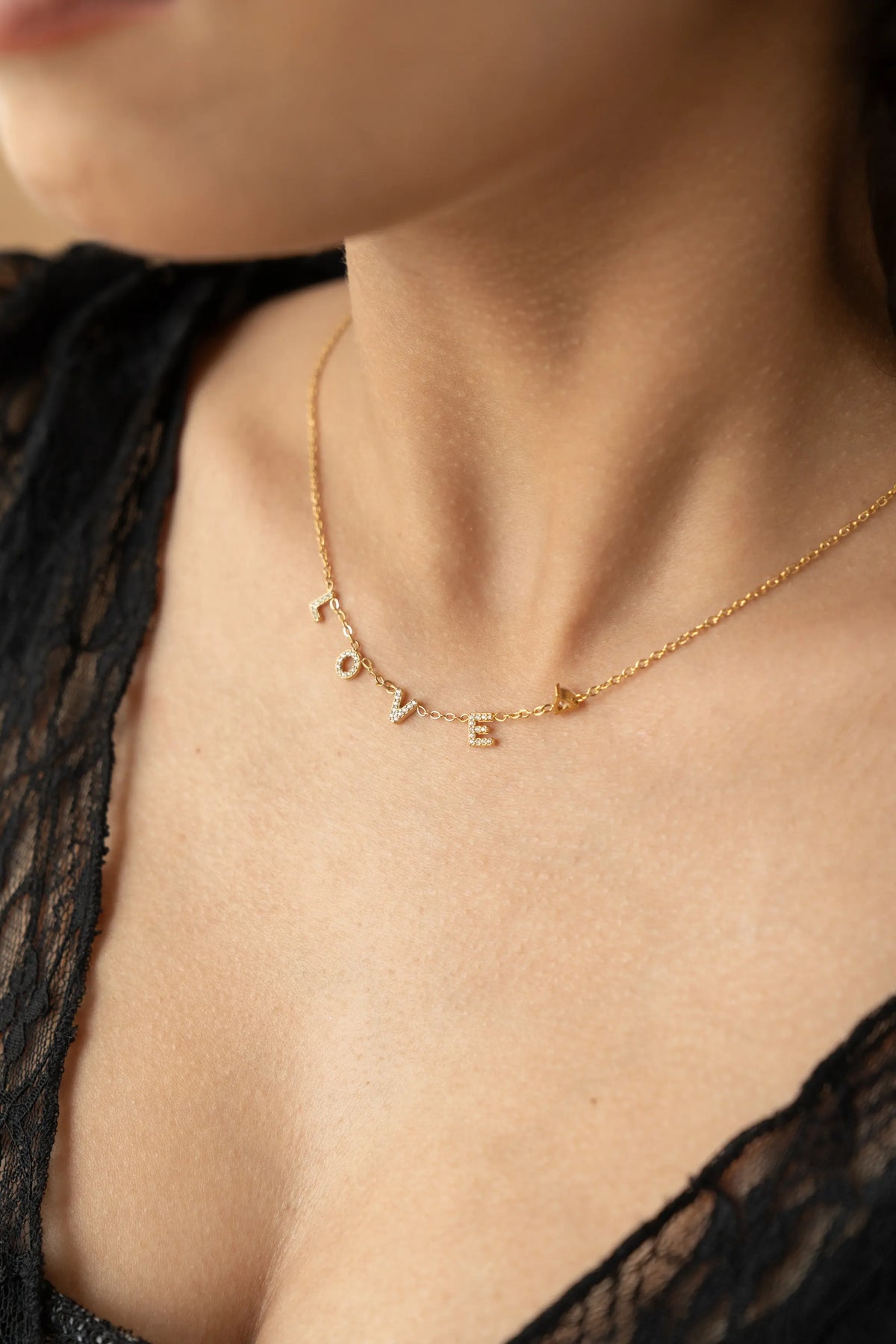 Dainty Love Letter Necklace