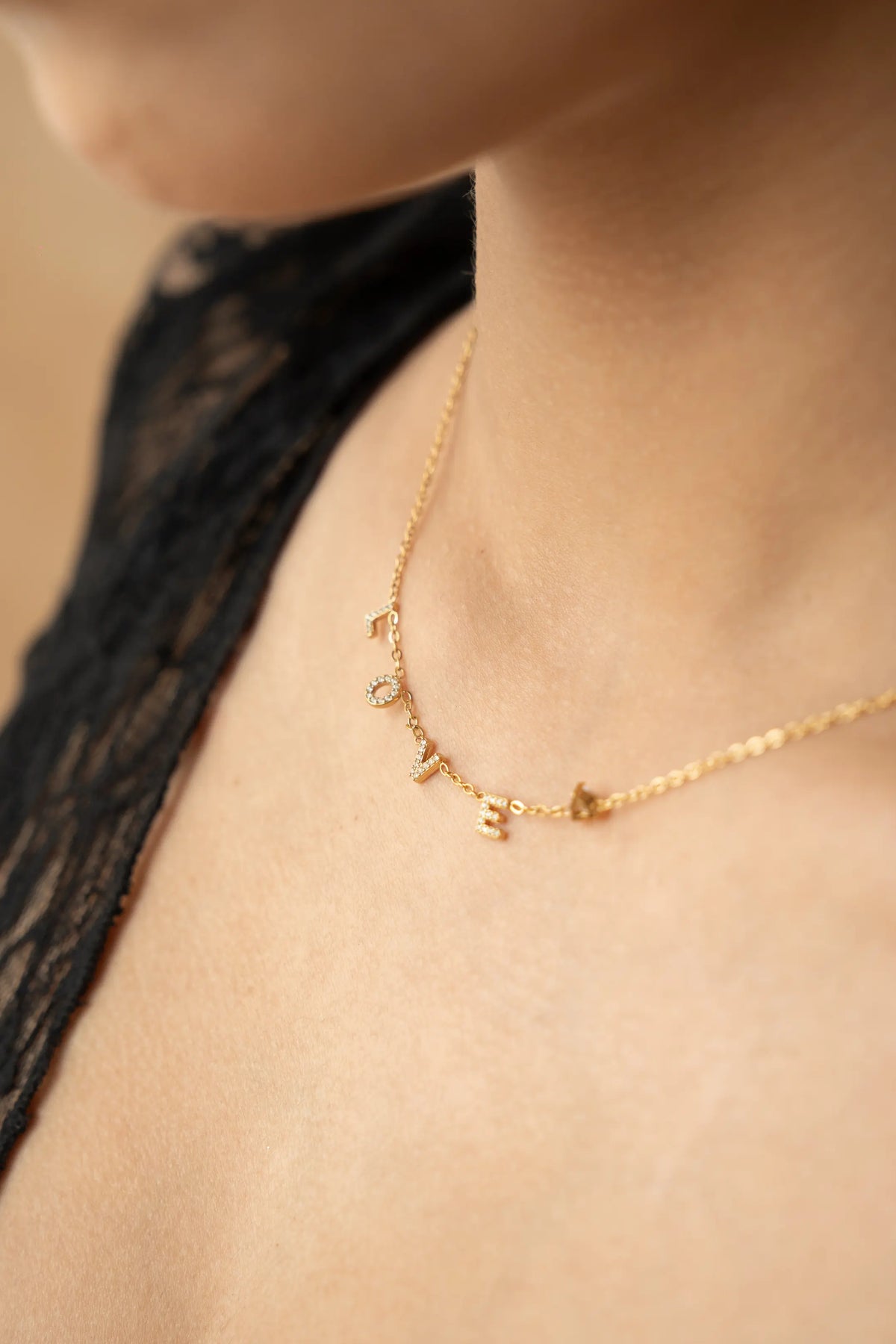 Dainty Love Letter Necklace