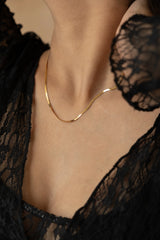 Flat Snake Chain Necklace
