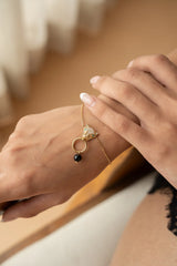 Gold Panther Charm Bracelet