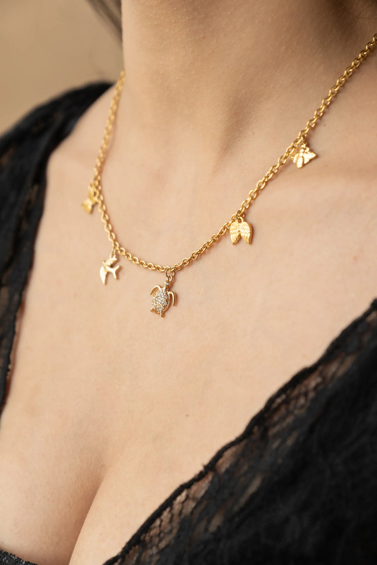 Multi Charm Necklace
