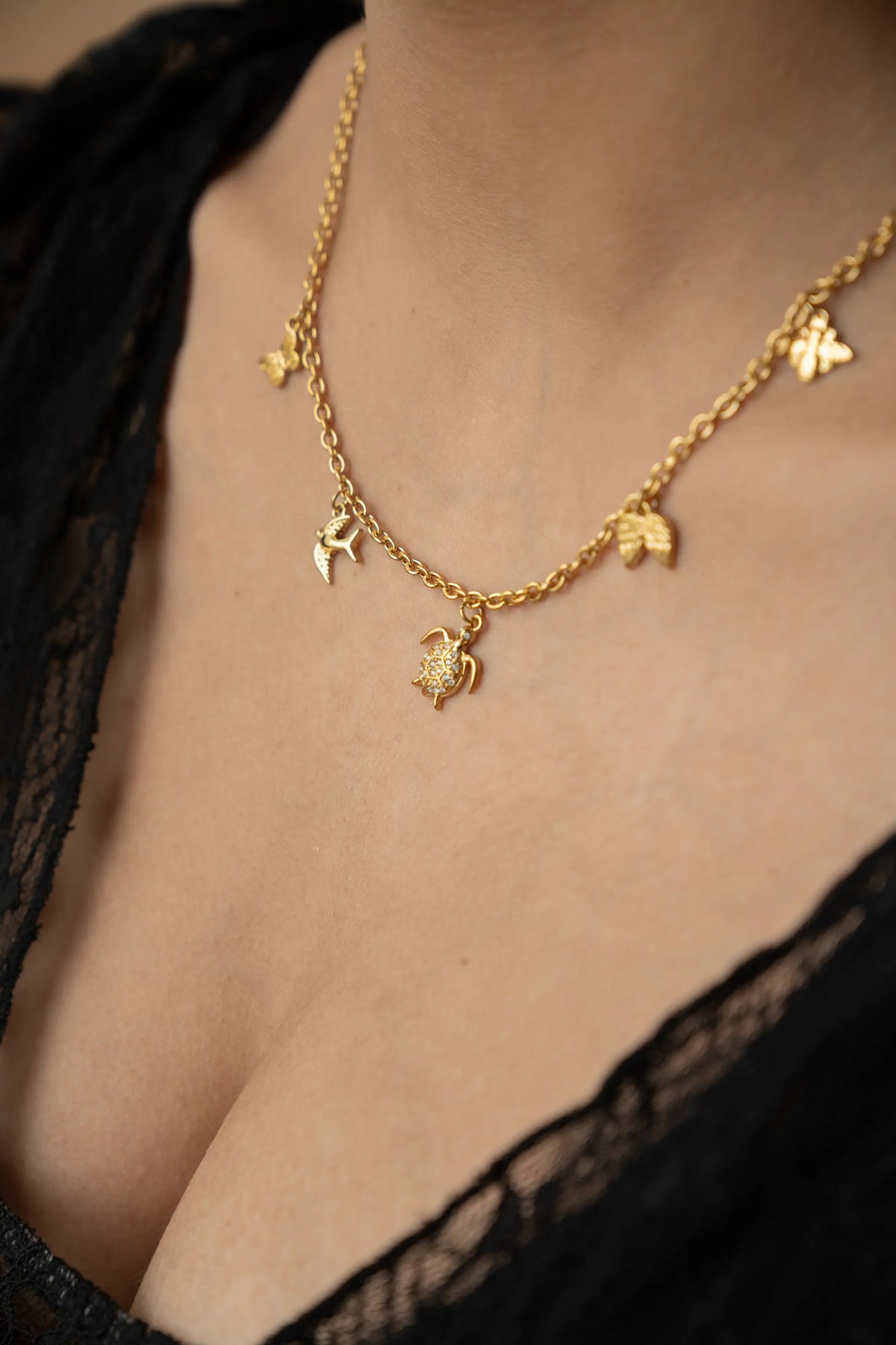 Multi Charm Necklace