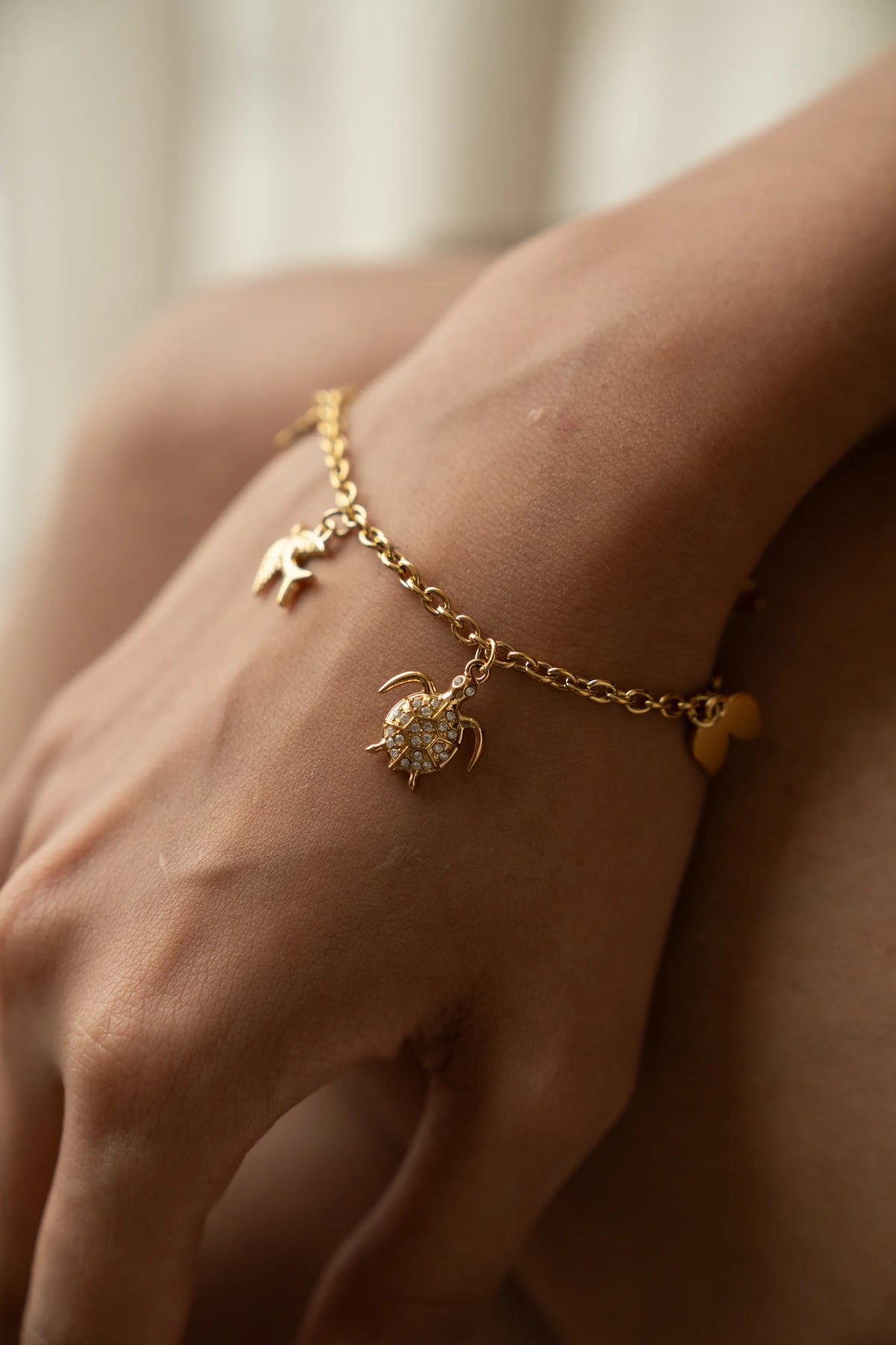 Sea Turtle Charm Bracelet