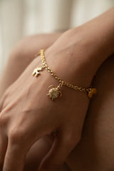 Sea Turtle Charm Bracelet