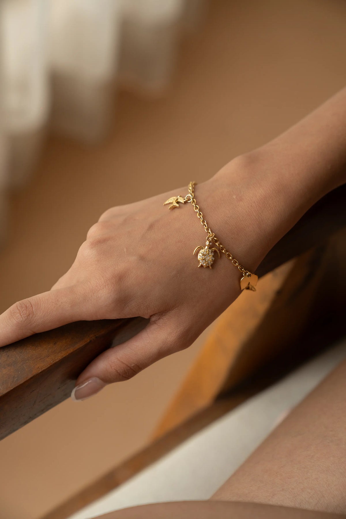 Sea Turtle Charm Bracelet