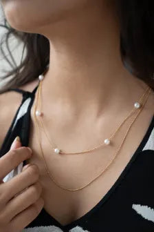 Layered Pearl Necklace