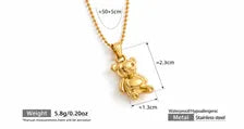 Teddy Bear Necklace