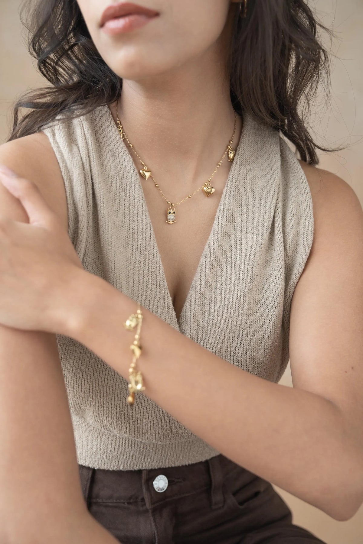 Owl Charm Necklace